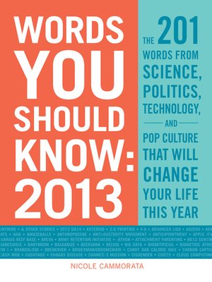 cover image of Words You Should Know 2013